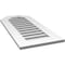 Ekena Millwork Octagonal Top Surface Mount PVC Gable Vent: Functional, w/ 3-1/2"W x 1"P Standard Frame, 16"W x 36"H GVPOT16X3601SF - alternate 4